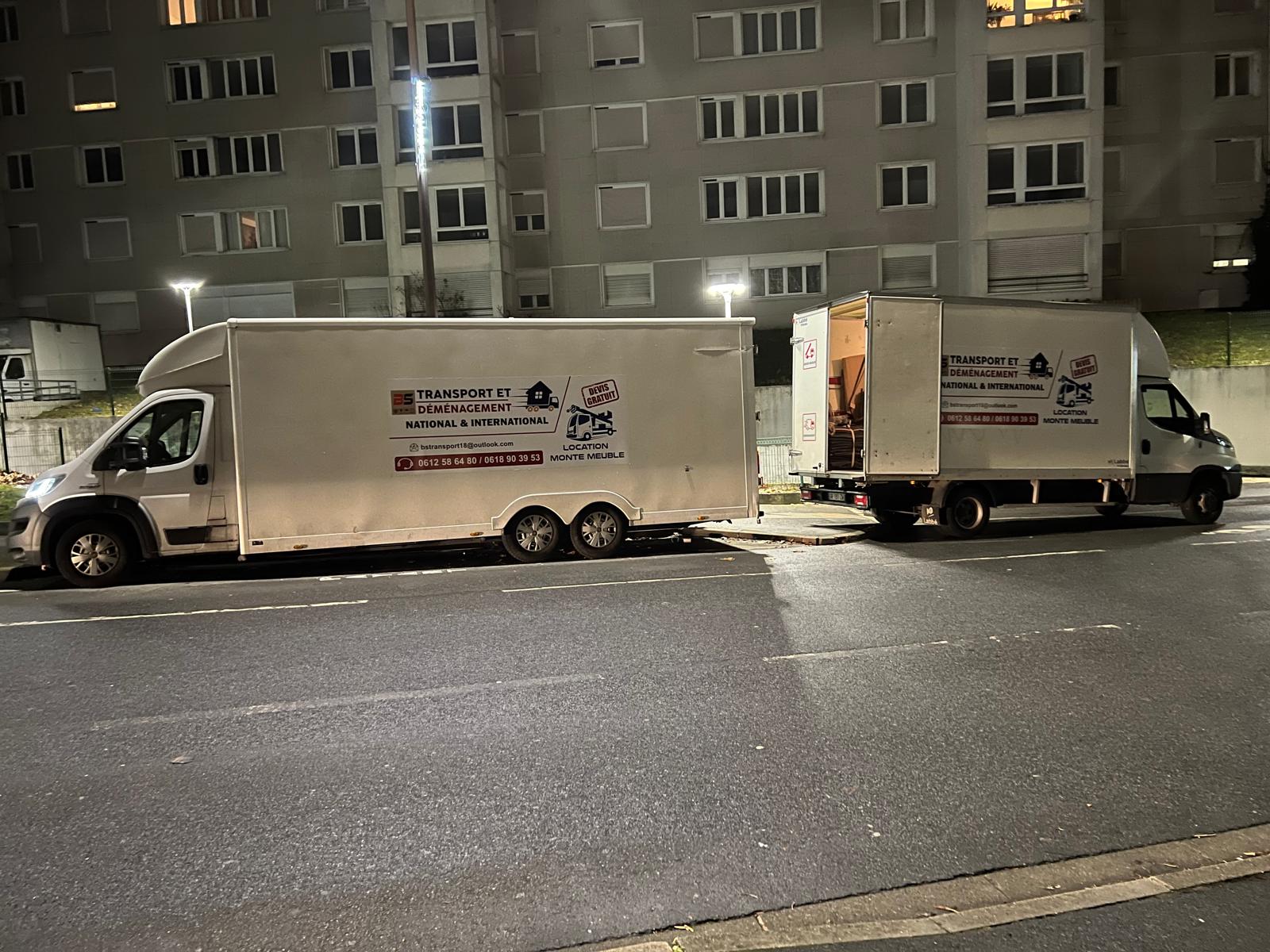 Flotte de camions BS Déménagement